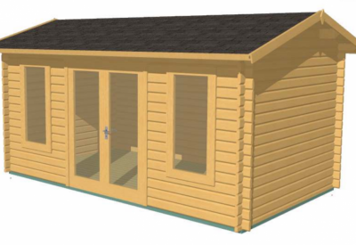 Dingle Log Cabin 4m x 3m - 1 Room