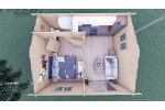 Ballinasloe Log Cabin 5.8m x 5m - 1 Bed