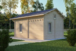 Brian Brú Log Cabin 5.7m x 4.1m - 2 Bed