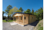 Clifden Log Cabin 6m x 6m + 1.2m - 2 Bed