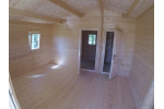 Clifden Log Cabin 6m x 6m - 2 Bed