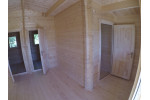 Clifden Log Cabin 6m x 6m - 2 Bed