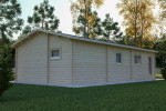 O’Donnell Log Cabin 11.2m x 6m - 2 Bed
