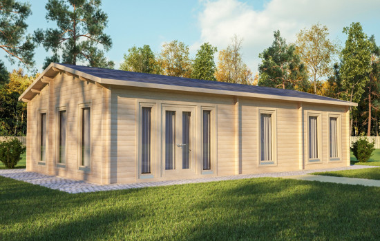 O’Donnell Log Cabin 11.2m x 6m - 2 Bed