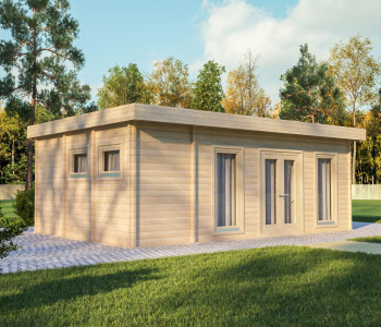 Skerries Log Cabin 7m x 4m - 4 Rooms