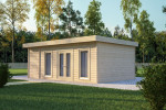Skerries Log Cabin 7m x 4m - 4 Rooms