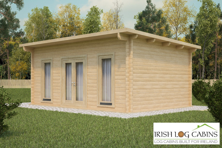 Castlebar Log Cabin 6 2m X 4 2m 1 Room Pent