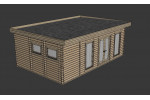 Skerries Log Cabin 7m x 4m - 4 Rooms