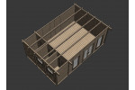 Skerries Log Cabin 7m x 4m - 4 Rooms