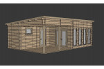 Venice Sauna Log Cabin (Type 2) 8.2m x 5.4m