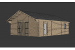Mondello Garage XL Log cabin 9.0m x 6.0m