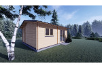Ballinasloe Log Cabin 5.8m x 5m - 1 Bed
