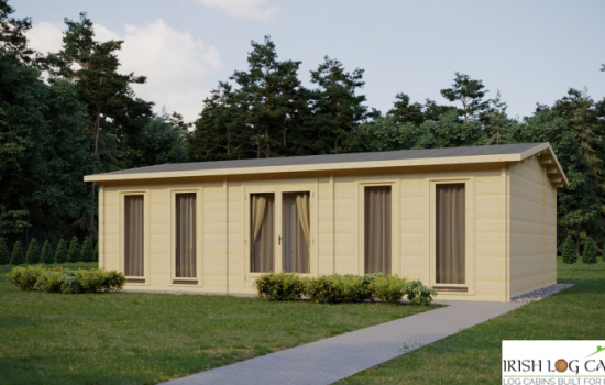 Woodford 1 Bed Log Cabin 8.0m x 5.0m